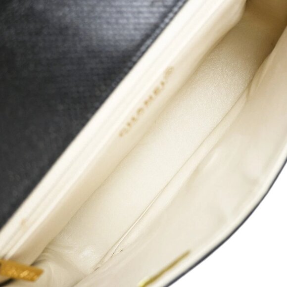 CHANEL CC Logo Shoulder Hand Bag Leather Black GHW France 687RF458 - Picture 5 of 14